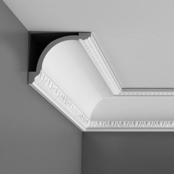 Flexible coving for curved walls