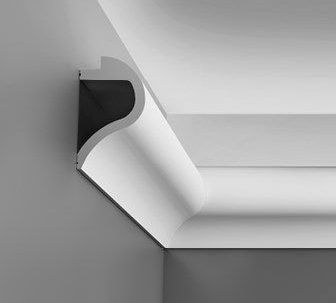 XPS Polystyrene BFS1 COVING LED Lighting system cornice Moulding 17, 100mm x 80mm Uplighting Indirect lighting Ceiling coving decoration Quality Product Home decor