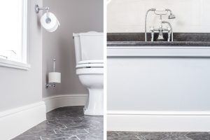 SX118 Flexible skirting board for curved walls
