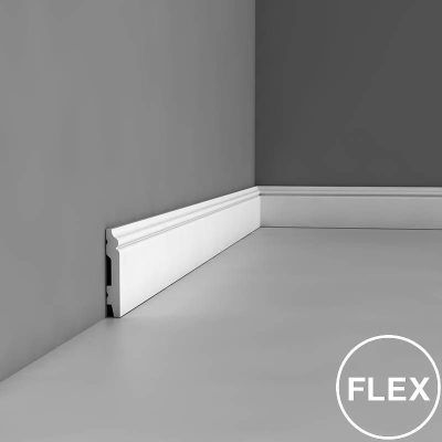 Flex lightweight ultra thin thin skirting board