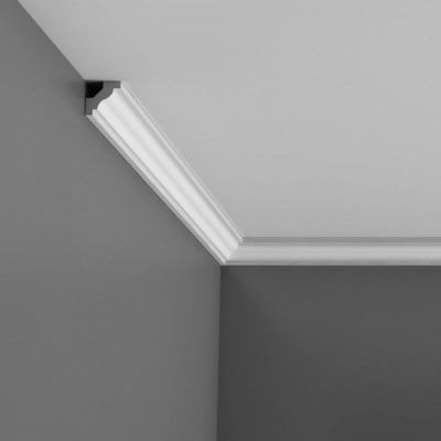 C230 small plain cornice for curved walls