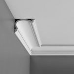 C341 Small plain flexible coving for curved walls