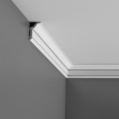 Swan neck period ceiling coving