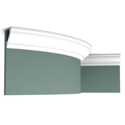 Orac CX110f Flexible small cornice for curved walls