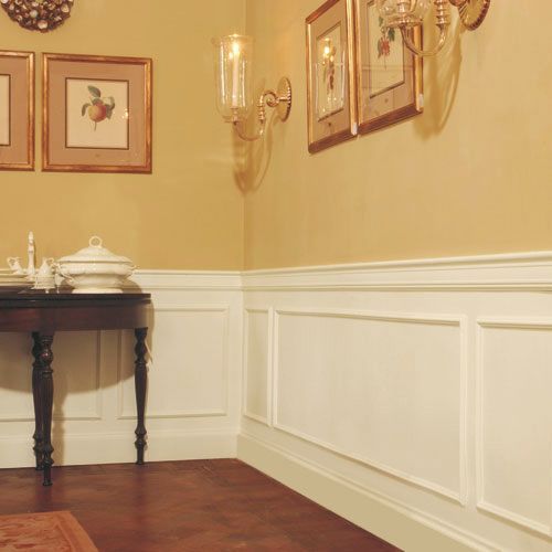 traditional dado rails with wall panels