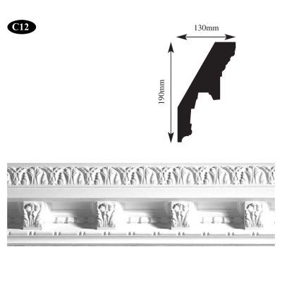 Ornate plaster cornice Glasgow