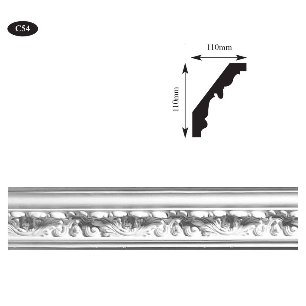 3375 Newcastle Leaf Plaster Cornice Wm Boyle Interior Finishes