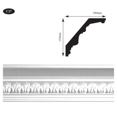 Victorian plaster cornice Glasgow