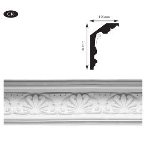 Ornate plaster cornice Glasgow