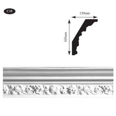 Grapevine plaster cornice