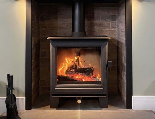 Clock sudbery wood stove