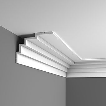 Orac C393 Contemporary stepped coving design