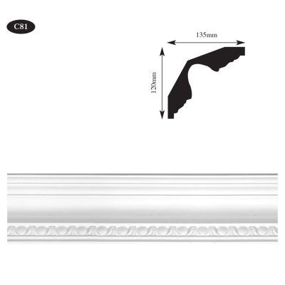 Decorative plaster cornice Edinburgh