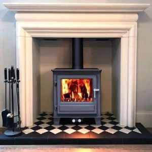 Clock wood burning stoves