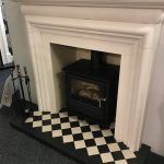 Clock Stove Fireplace Display