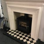 Clock Stove Fireplace Display