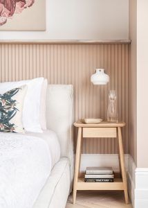 W109 valley wall panels in bedroom