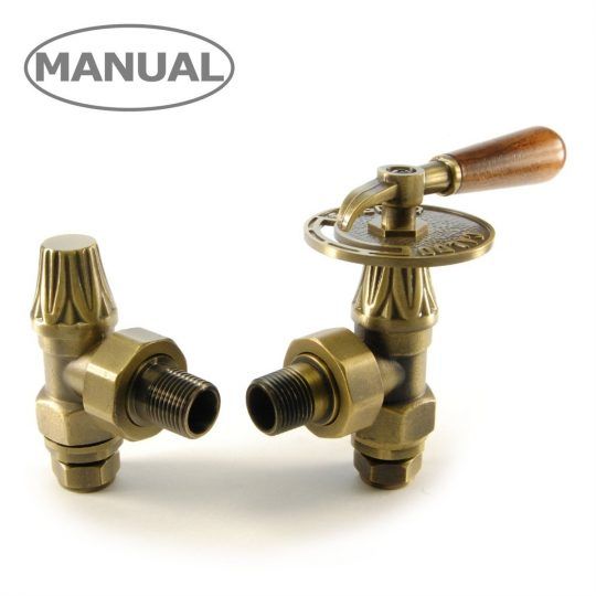Abbey Throttle Manual Valves - Old English Brass