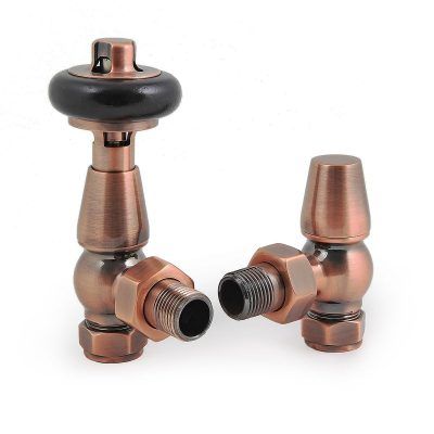 Faringdon thermostatic valves - Antique Copper