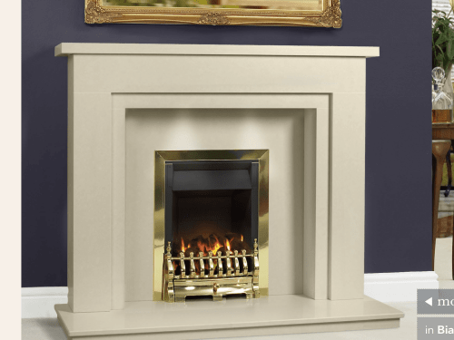 Monza marble fireplace