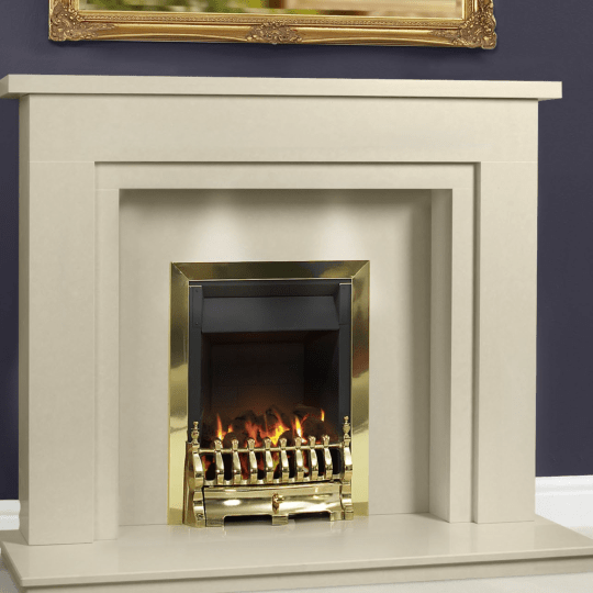 Monza marble fireplace