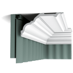 Orac C340 large cornice to hide curtains