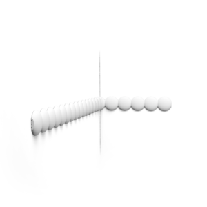 Orac P9903 'Bobbin' Wall Moulding